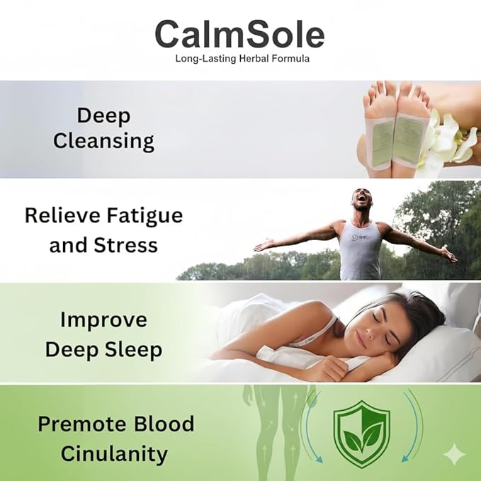 Premium Natural Detox Foot Patches (Buy 1 Get 1 Free) Pack of 10