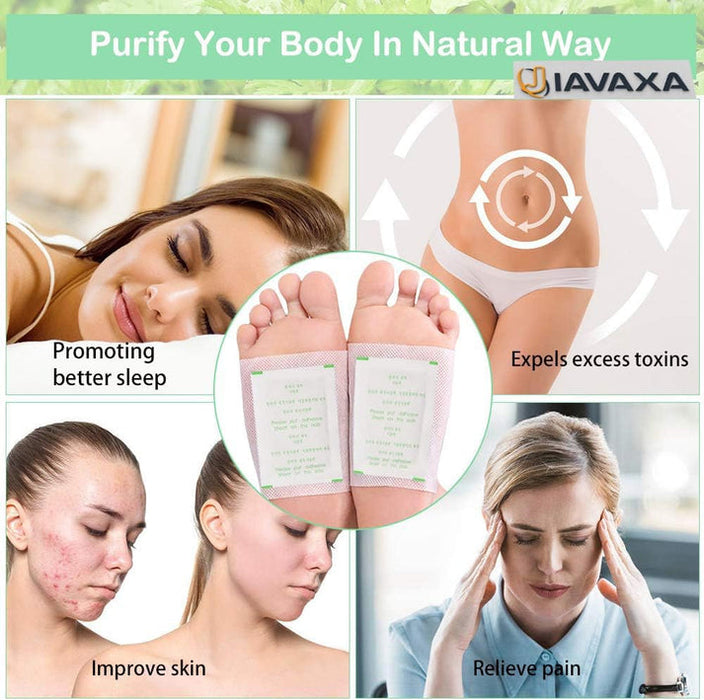 Premium Natural Detox Foot Patches (Buy 1 Get 1 Free) Pack of 10